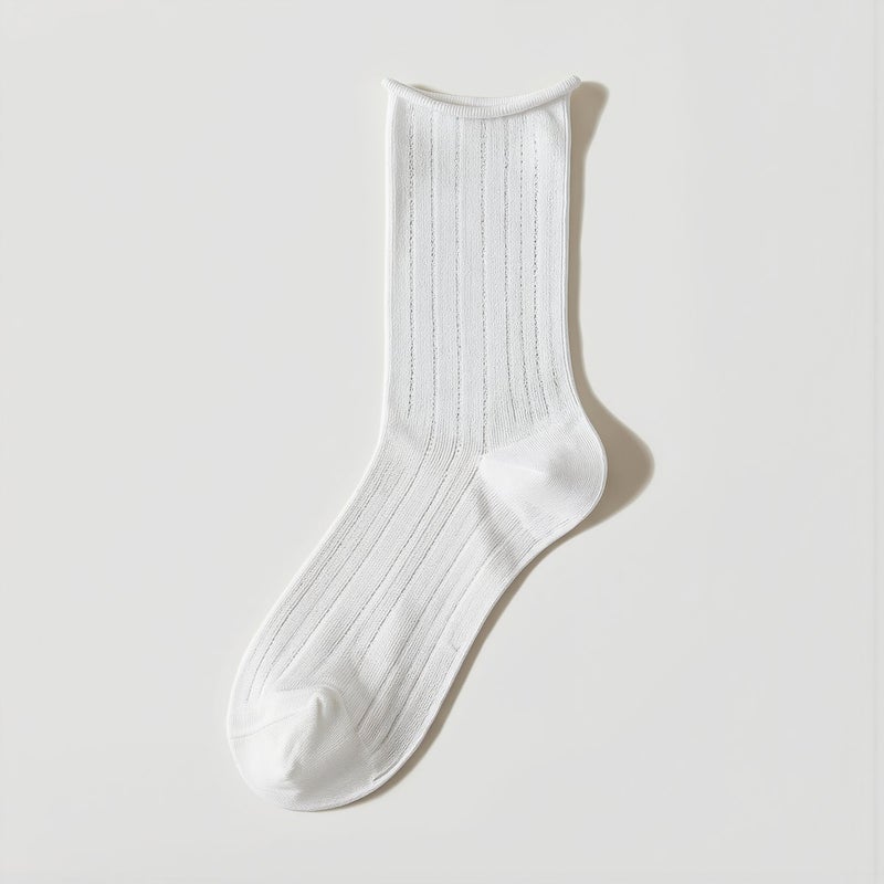 Women Ultra Light Socks Foldable Portable For Travel Business Trip Thin Mesh Summer Socks - Image 3