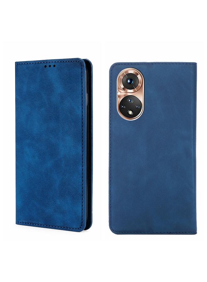 زبون جراب هاتف Honor 50 من الجلد مع غطاء مغناطيسي أفقي قابل للطي - Image 1