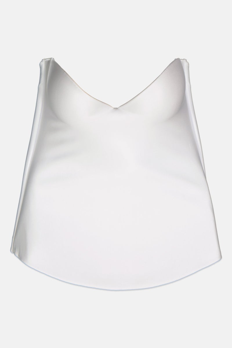 Felina Women Seamless Padded Hidden Wire Bustier, White - Image 1