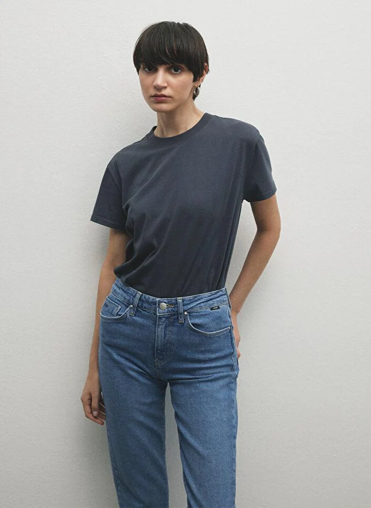 MAVI Blue Basic T-Shirt