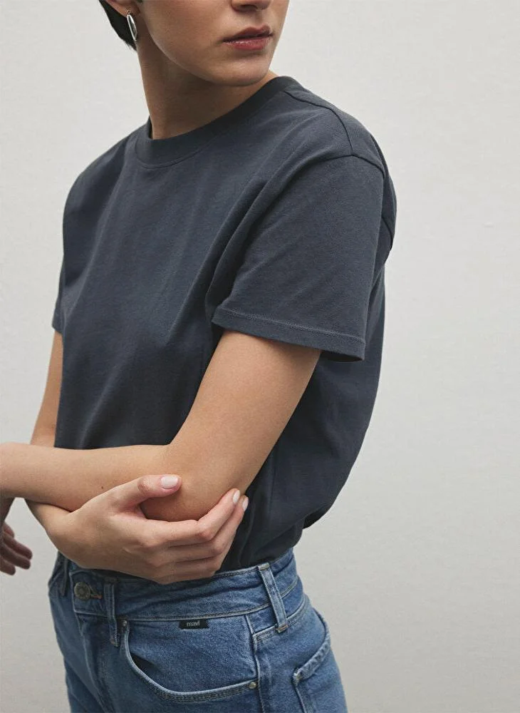 MAVI Blue Basic T-Shirt