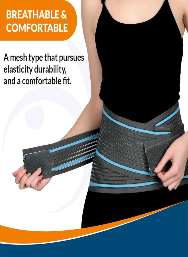 AccuSure Lumbo Support Belt: Ergonomic Design and Breathable Material for Men & Women - Lumbo Sacral Back Support for Comfortable and Effective Relief - Image 3