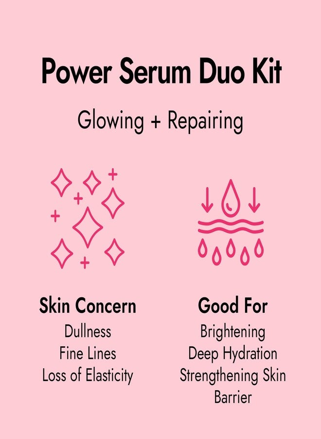 Epielle Power Serum Duo with Glowing Toner Pads, Glowing & Repairing Serums with Niacinamide & Snail Mucin, Skincare Set, Vegan & Cruelty-Free, Korean Skin Care - Image 3