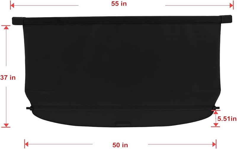 2006 2010 جيب جراند شيروكي غطاء أمتعة مرن للصندوق الخلفي طنون أمان ظل - Image 3