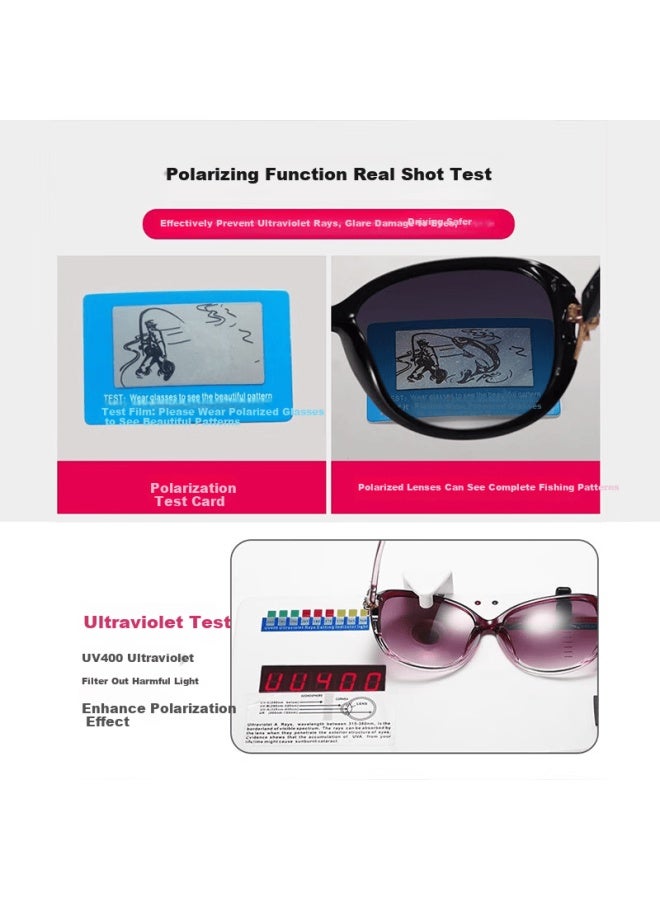 Eyes Mushe Women's Summer Uv Protection Sungl, High-end Adult Driving Gl, Uni - Image 3