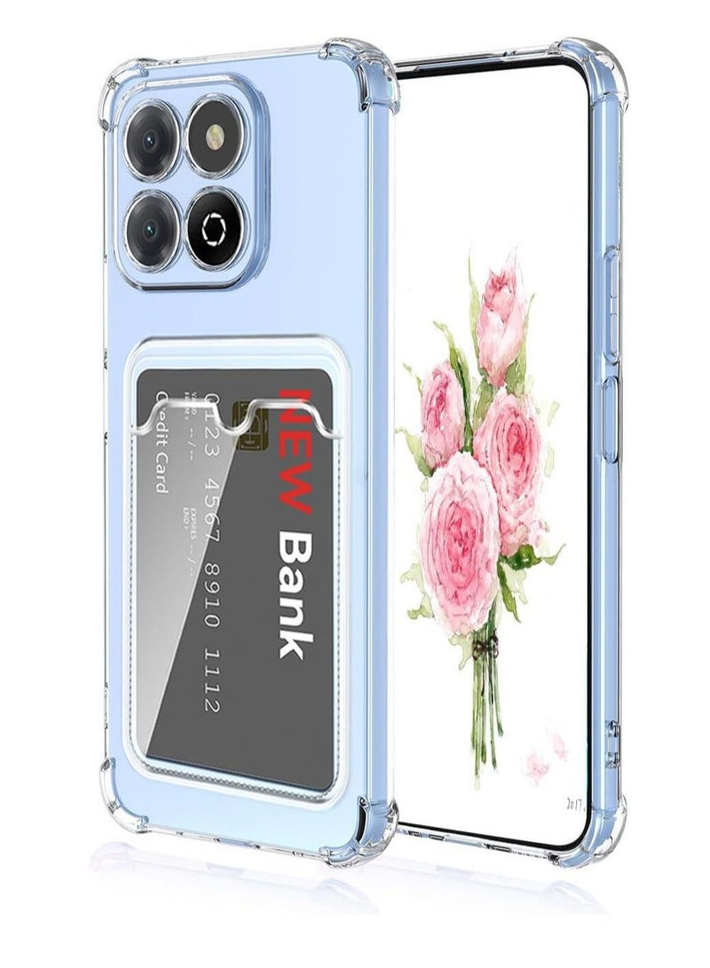 جراب محفظة شفاف لهاتف هونور اكس 6 بي HONOR X6B