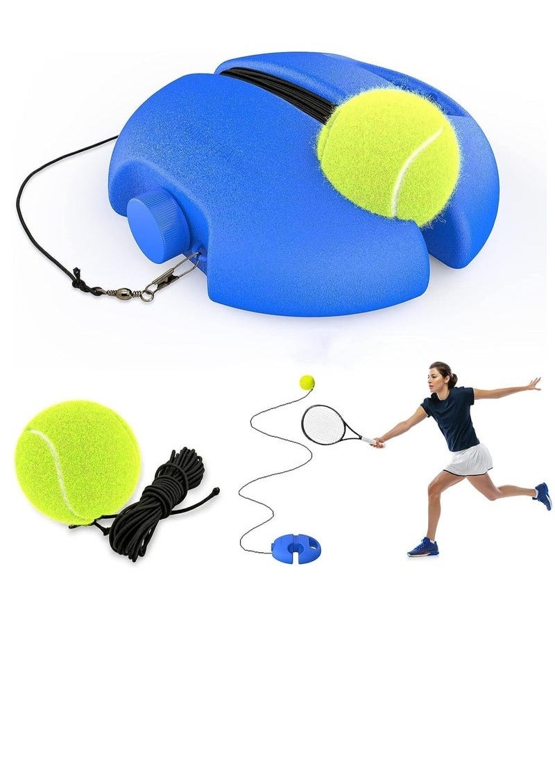 OMEVE Tennis Trainer Rebound Ball with 2 String Balls, Solo Tennis Training Equipment for Self-Pracitce, Portable Tennis Training Tool, Tennis Rebounder Kit,Suitable for Beginners Sport Exercise  - Image 1
