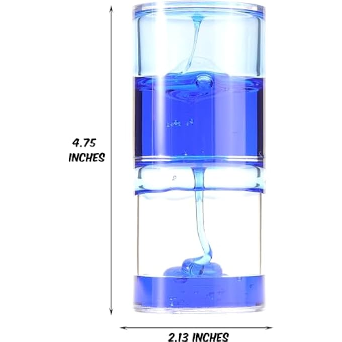 PowerTRC Liquid Motion Spiral Timer Fidget Calming and Soothing Desktop Toy Sensory Visual Toy Beautiful Ooze Tube for Autism, Anxiety & ADHD - Image 3