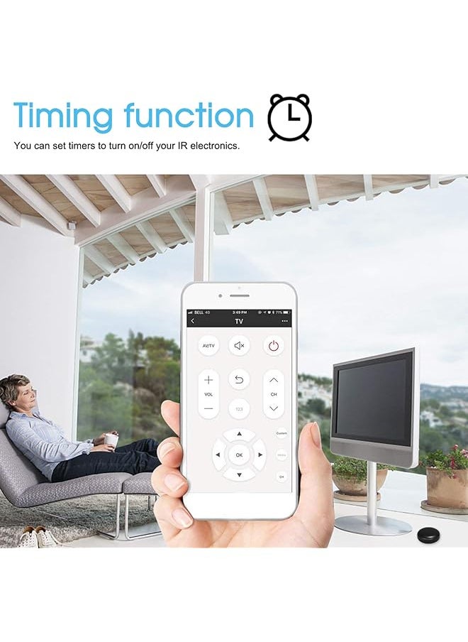 erorex - Wifi Ir Remote Ir Control Wi Fi 2.4Ghz Enabled Infrared Universal Remote Controller For Air Conditioner Tv Dvd Using Tuya Smart Life App Compatible With Alexa Home Voice Control - Image 1