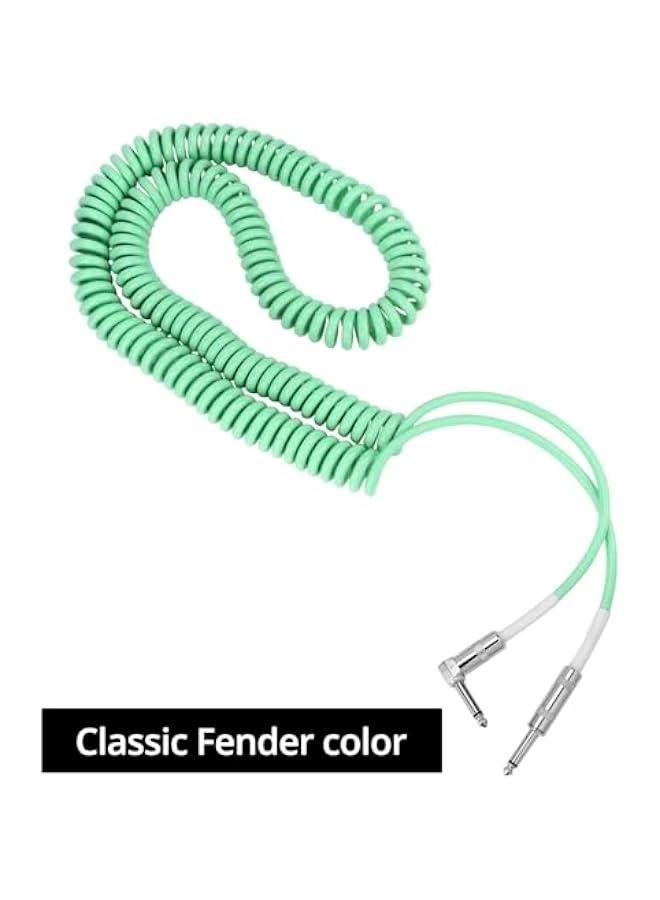 Arabest Guitar Cable, 30ft Coiled Instrument Cable for Guitar/Bass, Green - Image 3