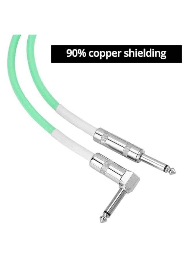 Arabest Guitar Cable, 30ft Coiled Instrument Cable for Guitar/Bass, Green - Image 4