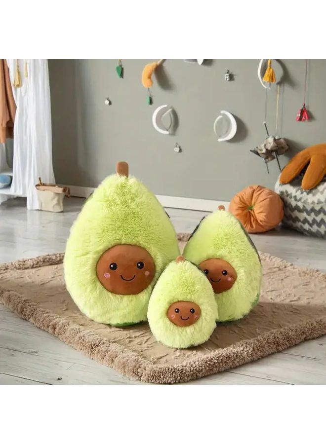 Hairy Avocado Plush Toy Soft Green Stuffed Animal Kids Bedtime Companion Gift - Image 4