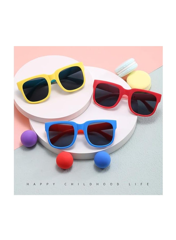 yumee Kids Sunglasses，Kids Polarized Sunglasses with 4 Pack Foldable Toddler Sunglasses & UV400 Polarized Protection，Scratch-Resistant Travel-Ready Design for Outdoor, Beach & Everyday Wear - Image 3