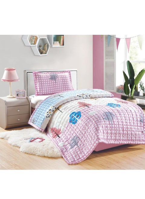 Compressed Bed Comforter Set Consisting Of 3 Pieces, Children'S Drawings