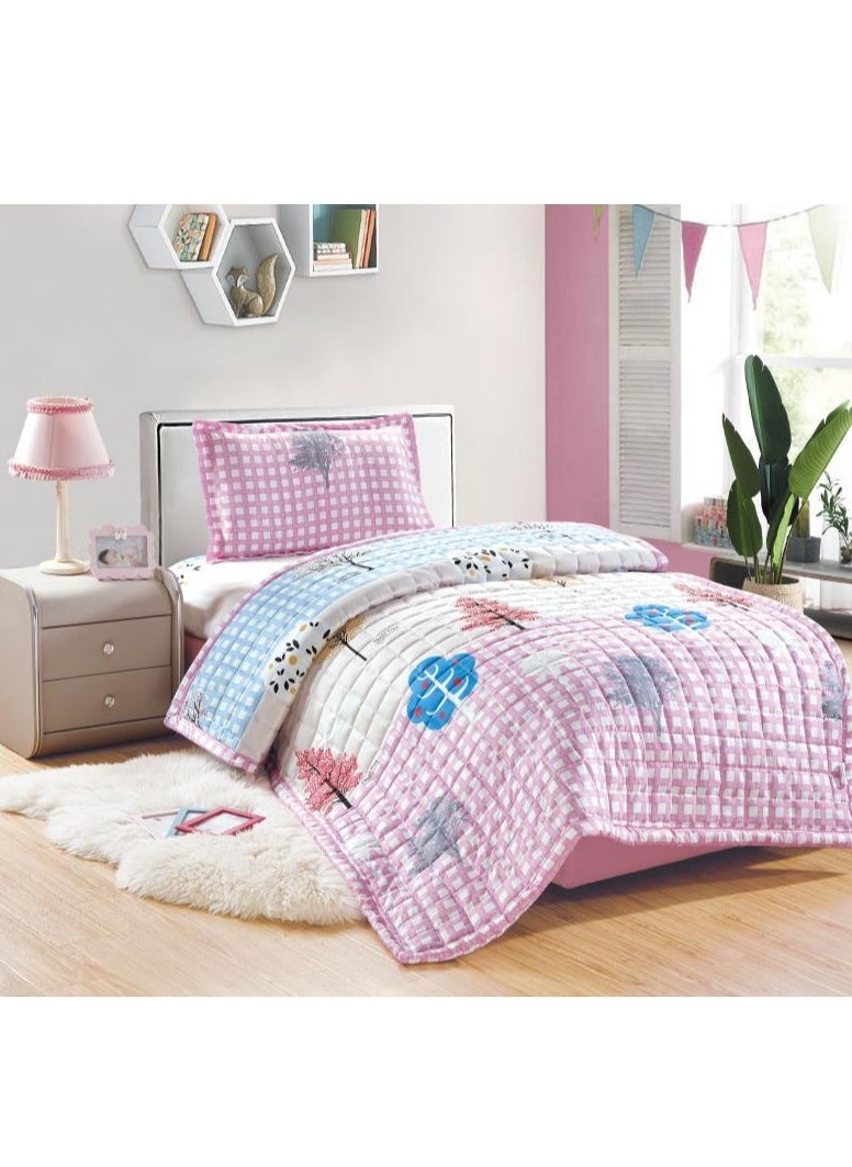 Moon - Compressed Bed Comforter Set Consisting Of 3 Pieces, Children'S Drawings - Image 1