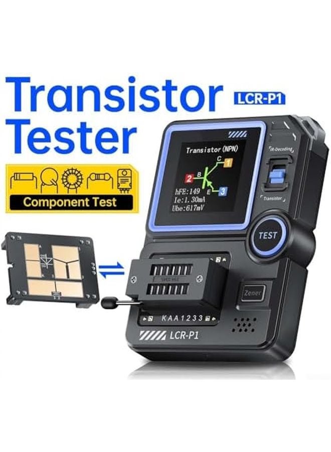 LCR P1 Transistor Tester 1 44 Inch Color Display USB Data Export Component Identification - Image 3