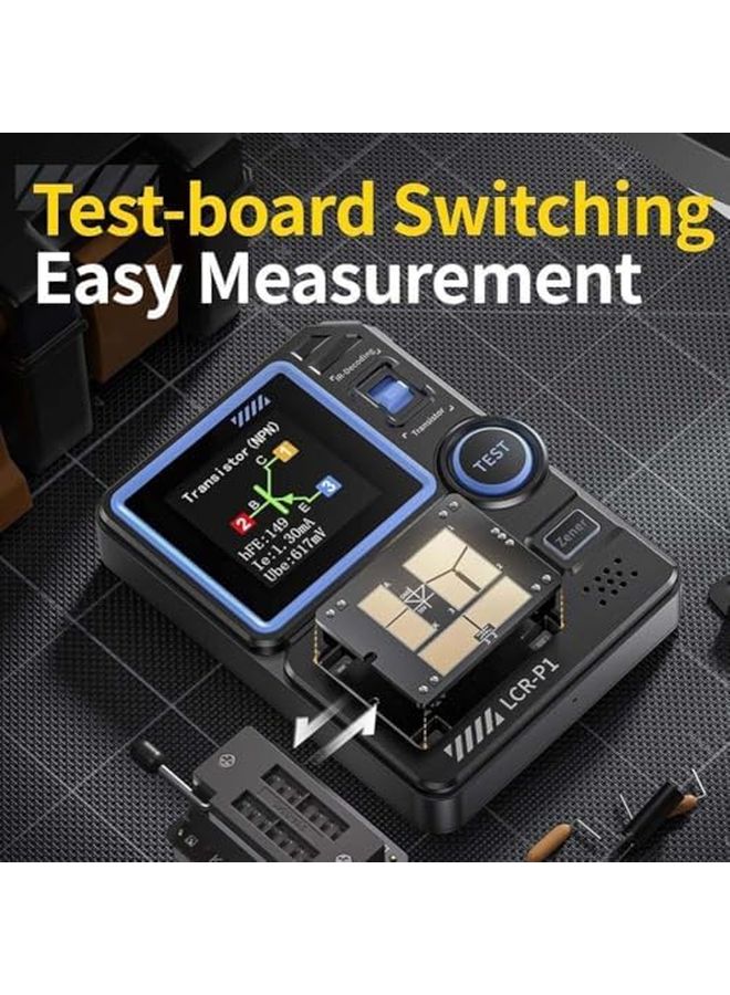 LCR P1 Transistor Tester 1 44 Inch Color Display USB Data Export Component Identification - Image 4