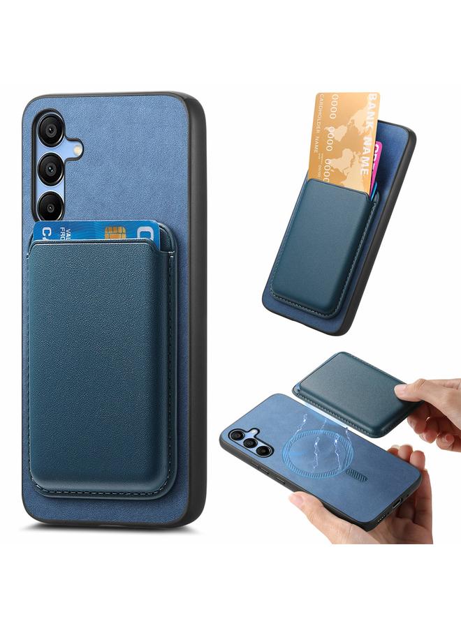 اس-توب جراب لهاتف Samsung Galaxy A34 Retro Magsafe Card Bag غطاء خلفي من البولي يوريثان - Image 1
