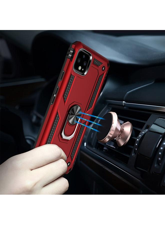 اس-توب جراب لهاتف Google Pixel 4XL مصنوع من مادة TPU + PC المقاومة للصدمات مع حامل دوار 360 درجة - Image 5