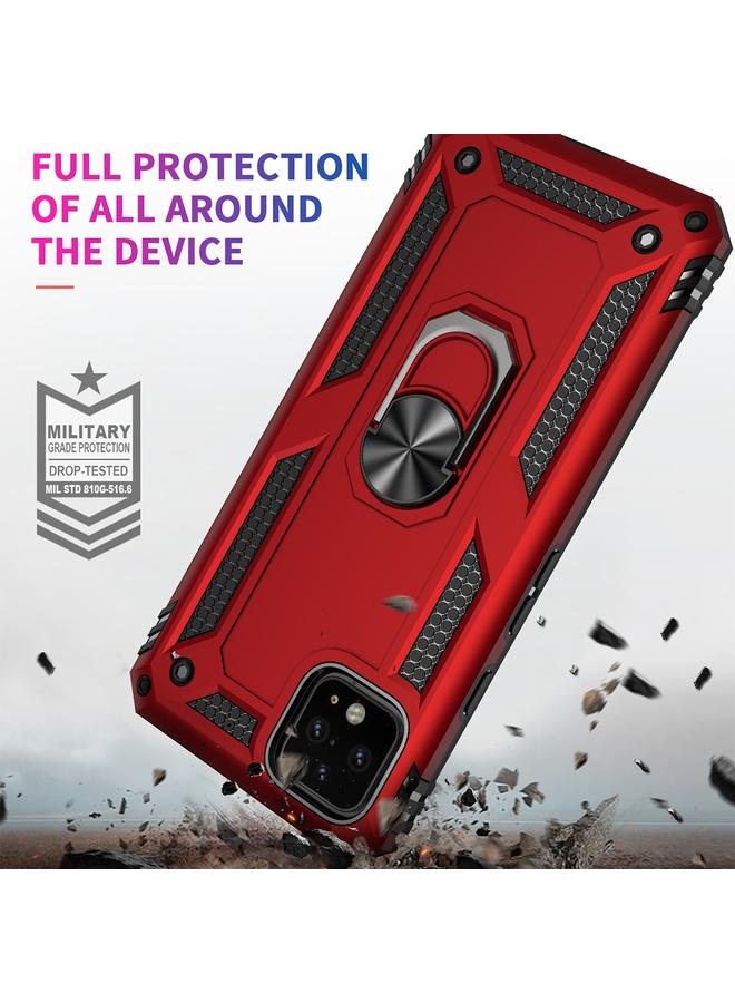 اس-توب جراب لهاتف Google Pixel 4XL مصنوع من مادة TPU + PC المقاومة للصدمات مع حامل دوار 360 درجة - Image 2