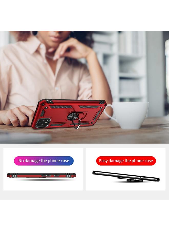 اس-توب جراب لهاتف Google Pixel 4XL مصنوع من مادة TPU + PC المقاومة للصدمات مع حامل دوار 360 درجة - Image 3