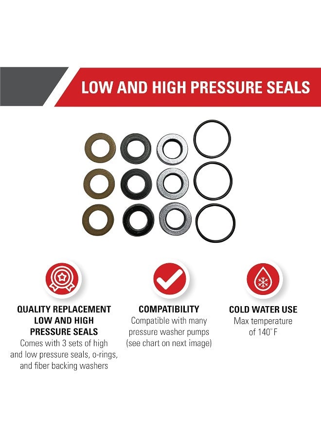 Simpson Cleaning 7105742 Replacement Low and High Seal for Pressure Washer Pumps - Image 2