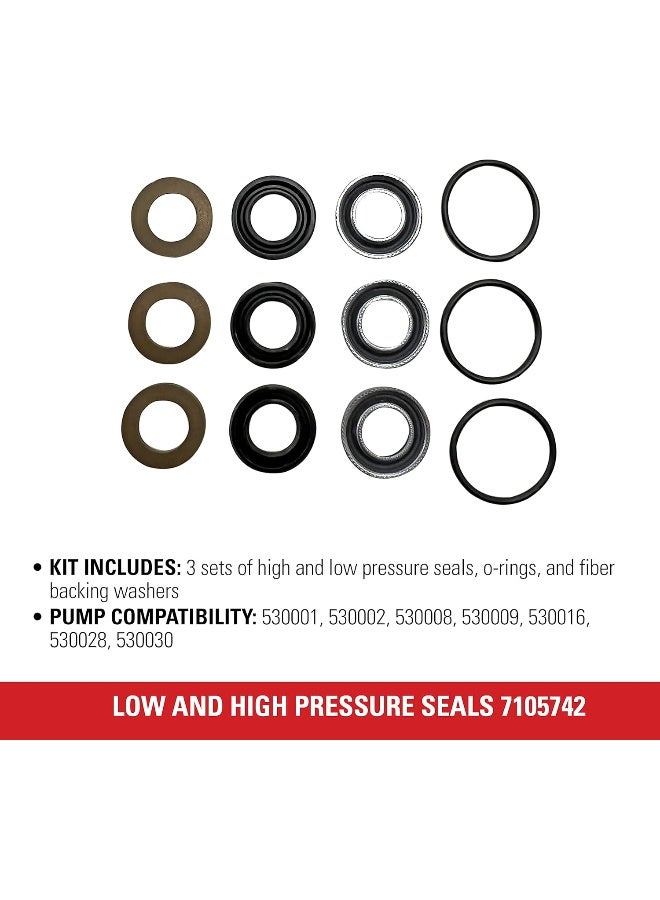 Simpson Cleaning 7105742 Replacement Low and High Seal for Pressure Washer Pumps - Image 4