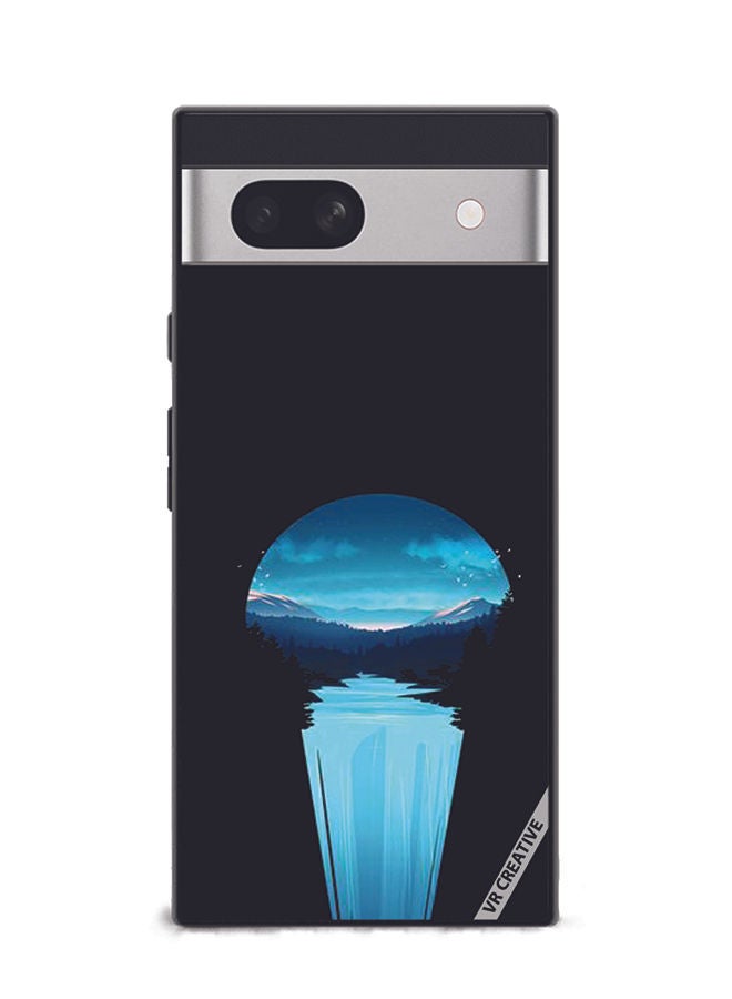 VR CREATIVE Protective Case Cover For Google Pixel 7a Scenario Design Multicolour - Image 1