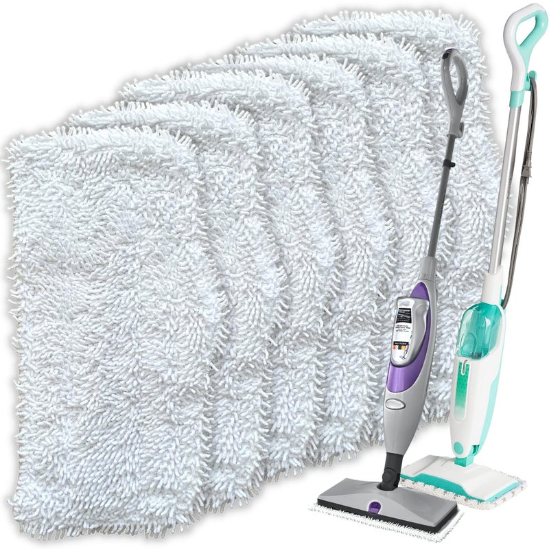 وسادات استبدال بخار فلامي 6 عبوات لجهاز تنظيف البخار شيرك SK410 SK435CO S1000 S1000A SK460 SK140 SK141 S3101 S3250 S3251