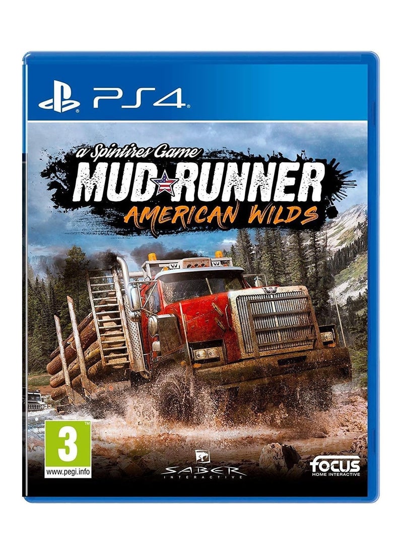 بلاي ستيشن لعبة Spintires MudRunner American Wilds Edition (PS4) 