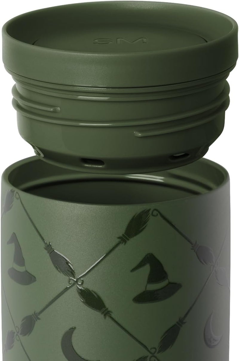 Simple Modern Low maintenance Halloween Signature Voyager | 16oz Travel Coffee Mug Tumbler with 360° Lid | Gifts for Women Men | Ceramic-Lined Insulated Stainless Steel Cold Brew Iced Coffee Cup | Argyle Witch KSA market compliant quality - Image 3