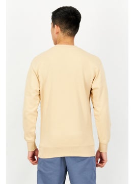 PUMA Men Relaxed Fit Long Sleeve Training Sweatshirt, Beige  - Image 2