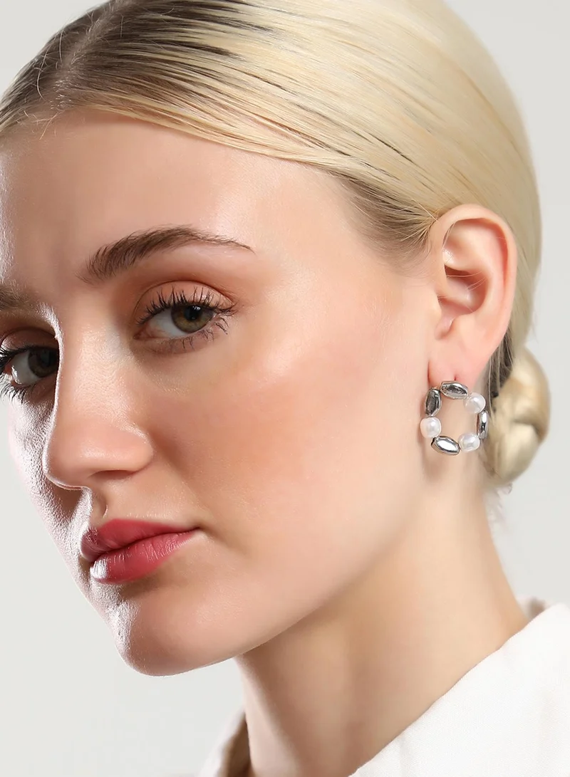 سوهي حلق لؤلؤ صناعي عصري