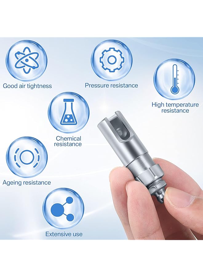 إكسفور وصلة مسدس الشحم بخيوط NPT مقاس 1/8 بوصة، وصلة شحم مشقوقة بزاوية قائمة 90 درجة، تناسب خراطيم الشحم NPT القياسية مقاس 1/8 بوصة، بطول 2.1 بوصة - Image 5