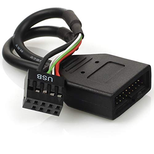 Silverstone Tek Internal 19-Pin USB3.0 to USB2.0 Adapter Cable (G11303050-RT) - Image 4
