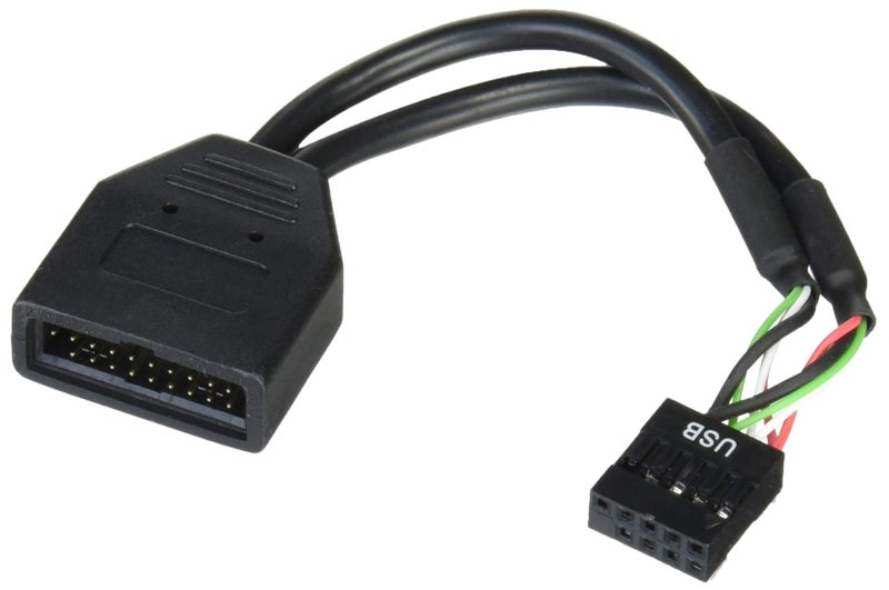 Silverstone Tek Internal 19-Pin USB3.0 to USB2.0 Adapter Cable (G11303050-RT) - Image 1