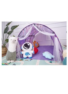 McDou Toddler sleeping tent, kids pop up tent, indoor playhouse, kids bed tent with mesh curtains, breathable mesh windows, double sewing thread for bedroom decoration  - Image 4