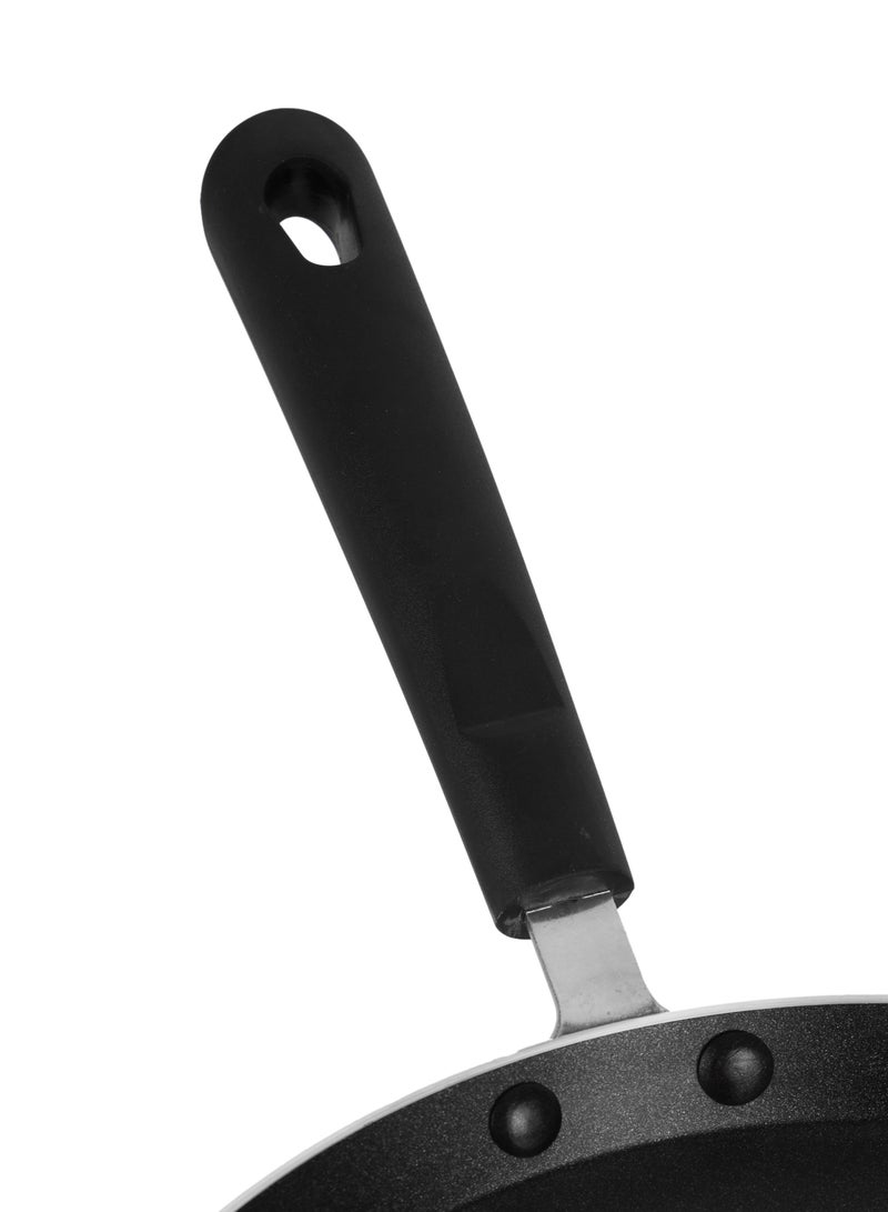 Royalford 30 cm Elight Tawa- RF11889/ Aluminium with Non-Stick Coating, for Chapatti, Dosa, Tortilla, Crepe, Pancake, etc./ Heat Resistant Bakelite Handle, Multi-Purpose Flat Pan black - Image 5