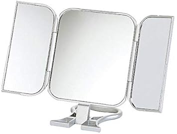 Danielle Creations Danielle 23x12cm Folding Travel Mirror Black True Image - Image 2