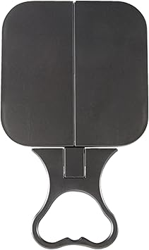 Danielle Creations Danielle 23x12cm Folding Travel Mirror Black True Image - Image 1