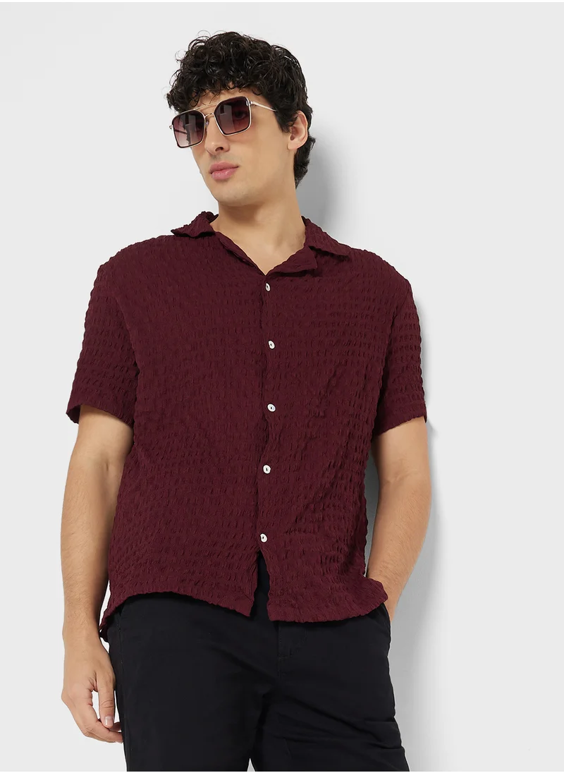 Seventy Five Causal Half Sleeve Shirt