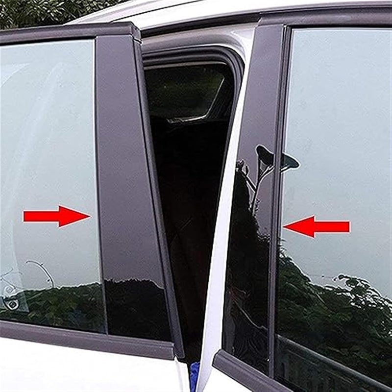 Wivplex Glossy Black Car Window Trim Cover - Image 4