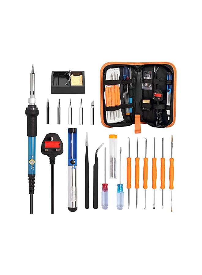 erorex Adjustable Temperature 60w Electric Soldering Iron Welding Tool Kit - Image 2