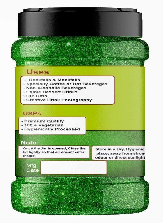 RED CLIFF Edible Pink & Green Drink Shimmer Powder for Cake Decoration, Drinks, and Desserts Food Grade Glitter Dust for Baking, Beverages, and Creative Culinary Designs || (Pink & Green) (50gx2) - Image 2