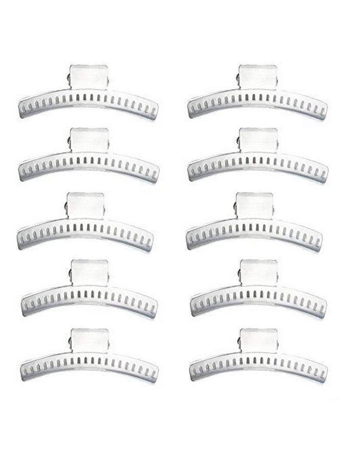Salon Supply Co Hair Wave Clips Set Of 10 Aluminum 3.5" Butterfly Wave Setting Clips Finger Wave Clips For Hair Marcel Wave Hair Clips Fingerwave Clips Wave Clamps - Image 1