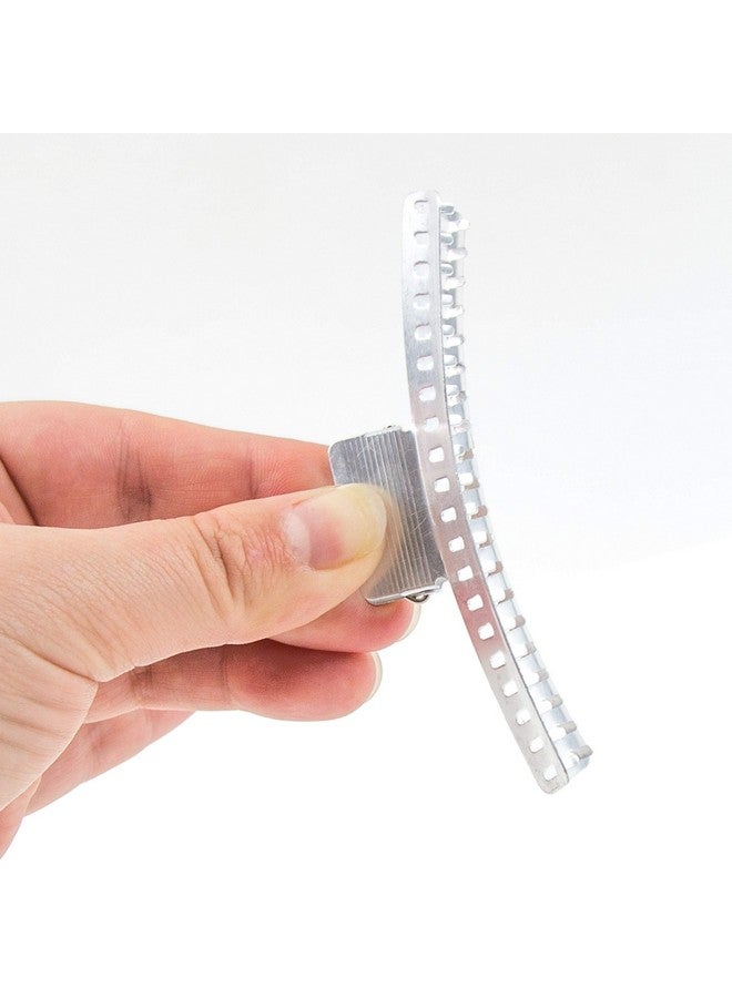 Salon Supply Co Hair Wave Clips Set Of 10 Aluminum 3.5" Butterfly Wave Setting Clips Finger Wave Clips For Hair Marcel Wave Hair Clips Fingerwave Clips Wave Clamps - Image 4