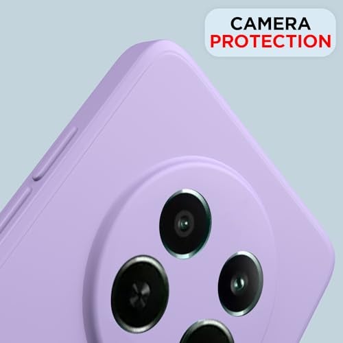 Pikkme Back Cover Camera Protection Shockproof Soft Matte Silicone Back for Realme Narzo 70x 5G / N65 / Realme 13/12/12X 5G/C65 (Purple) - Image 5
