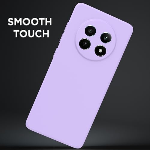 Pikkme Back Cover Camera Protection Shockproof Soft Matte Silicone Back for Realme Narzo 70x 5G / N65 / Realme 13/12/12X 5G/C65 (Purple) - Image 2