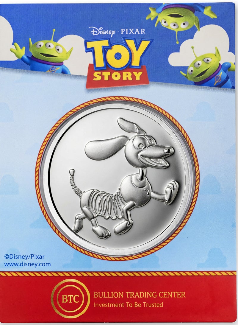 BTC 50g Disney Silver Coin - Slinky - Image 1