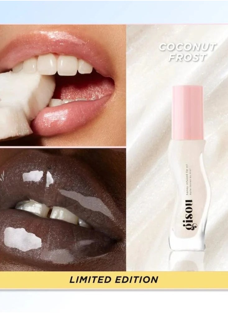 Gisou Gisoo Honey Enriched Hydrating Eye Gloss - Coconut Frost 8ml  - Image 3